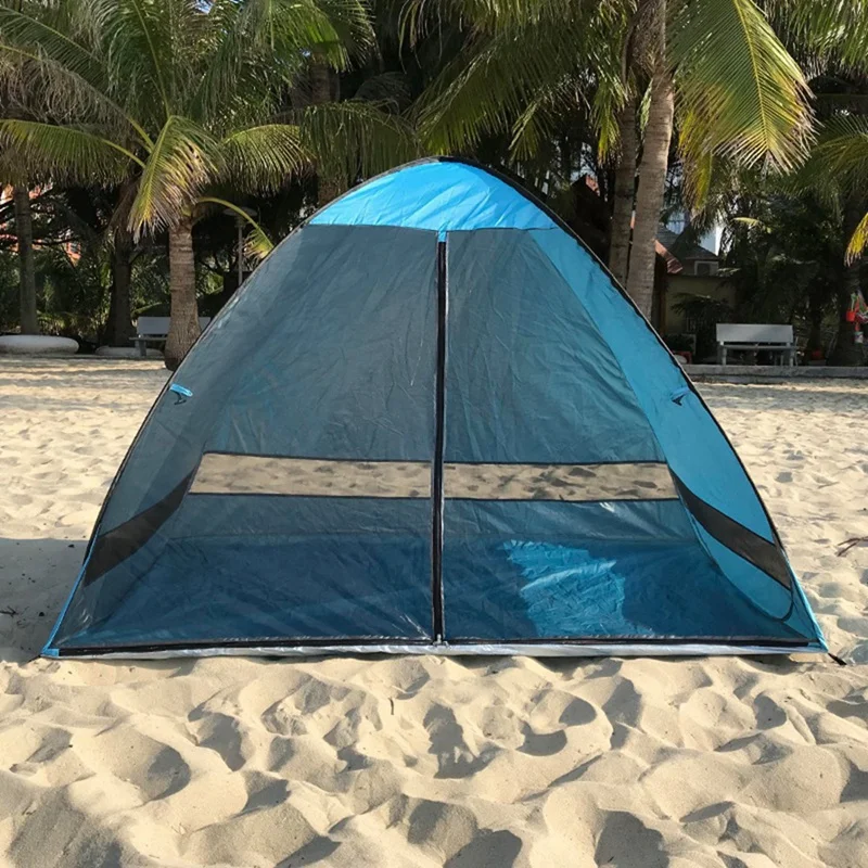 

Hiking Camping Tent Fully Automatic 2 Second Quick-Opening Anti-Mosquito Beach Sunshade Tent Outdoor Hiking Camping Tent