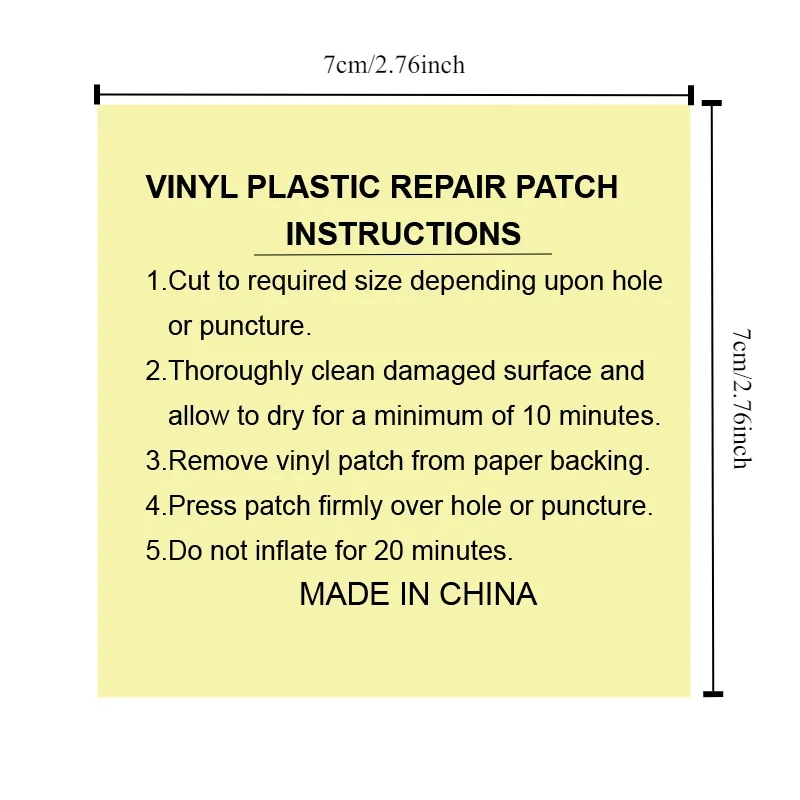 PVC Waterproof Transparent Self Adhesive Nylon Patches Outdoor Tent Repair Tape Patch Accessories Tent Accessories camping tent repair tape 5/10Pcs