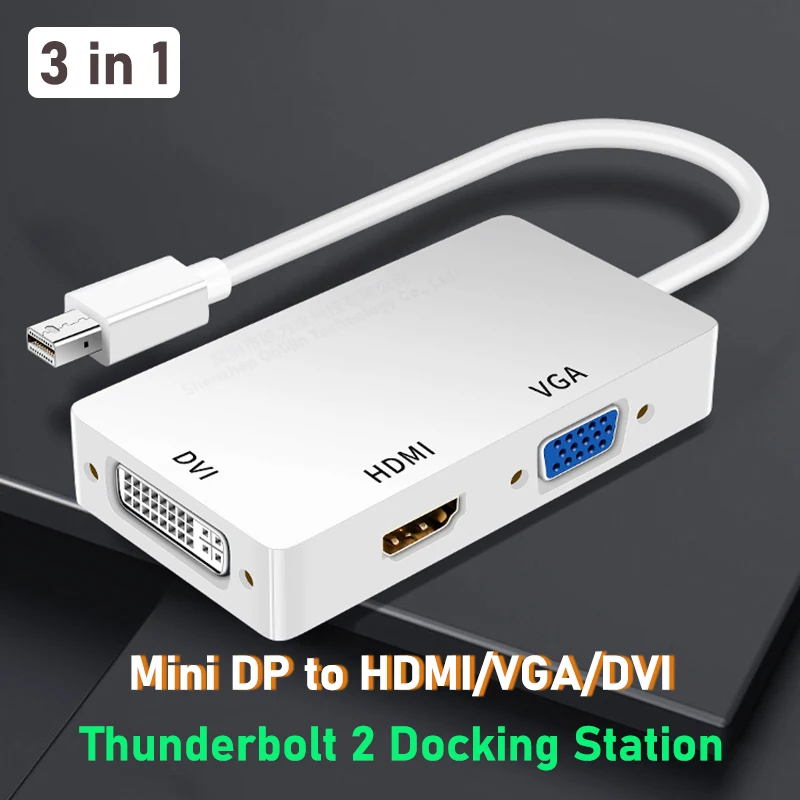 Vga Thunderbolt To Hdmi Cable Mini DisplayPort To HDMI Adapter