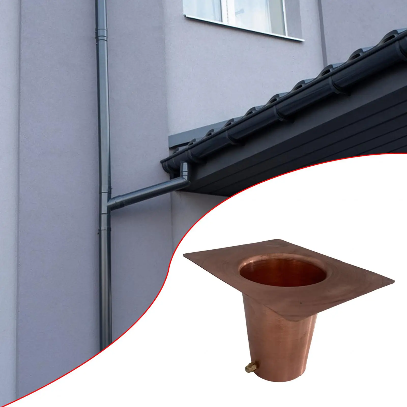 Rain Chain Drainage Chain Rain Bell Japanese Garden Eaves Drainage Sink Villa Pipe Funnel Accessories