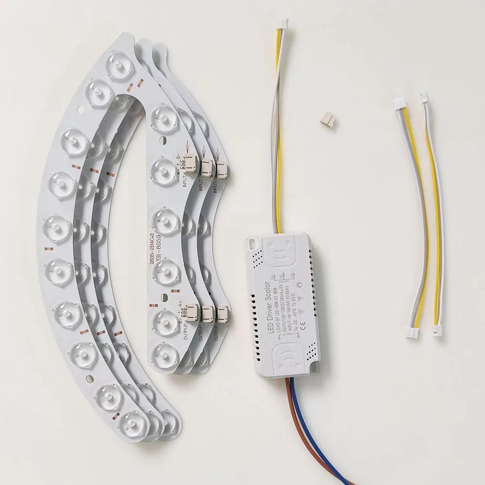 Led Module Lights Horseshoe plate three colors Led Lamp 220V Ceiling Lights Round Board Indoor For Room Ceiling Lamp Replacement led light led modules led module led ceiling lamp
