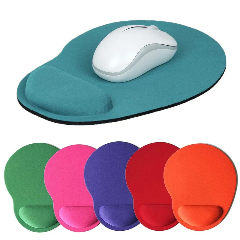 

Solid Color Table Ergonomic Mouse Pad with Wrist Rest Non-Slip Rubber Computer Pad on The Table Surface for The Mouse Wristband