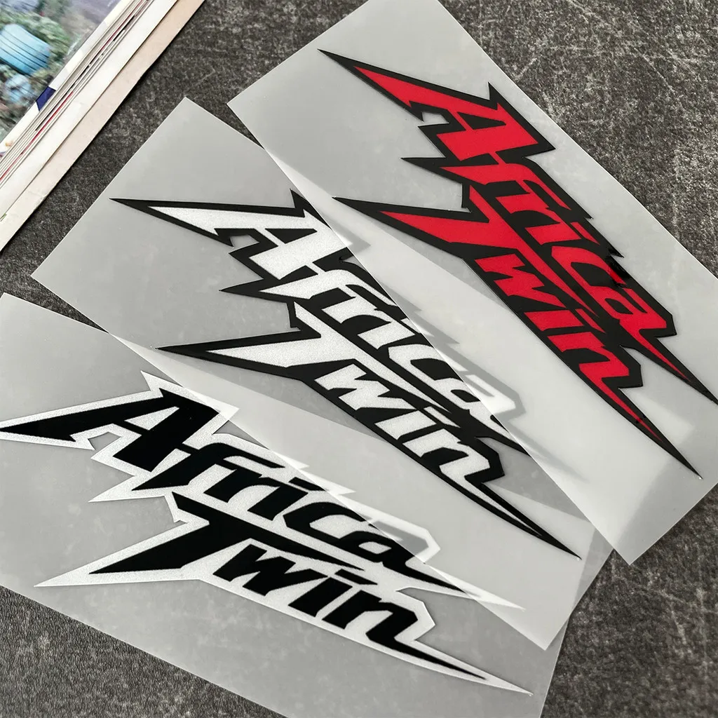 Reflective motorcycle sticker applied to fender fairing helmet