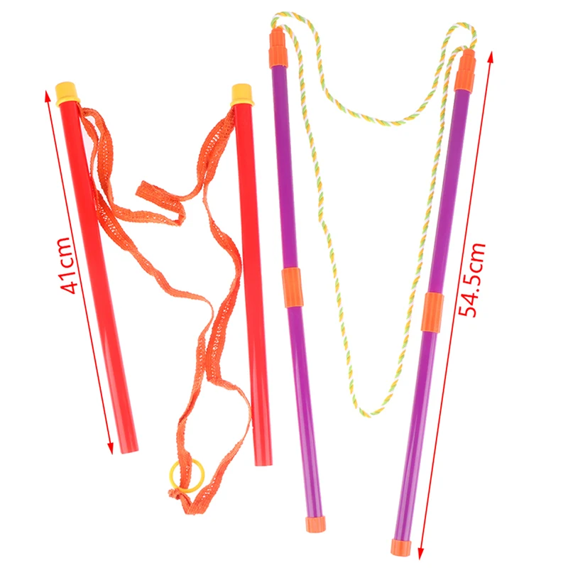 Double Pole Bubble Rope Color Giant Bubble Circle Show Props For Kids Big Bubbles Toy Gift Set Blowing Tool 1 Set kids bubble toys