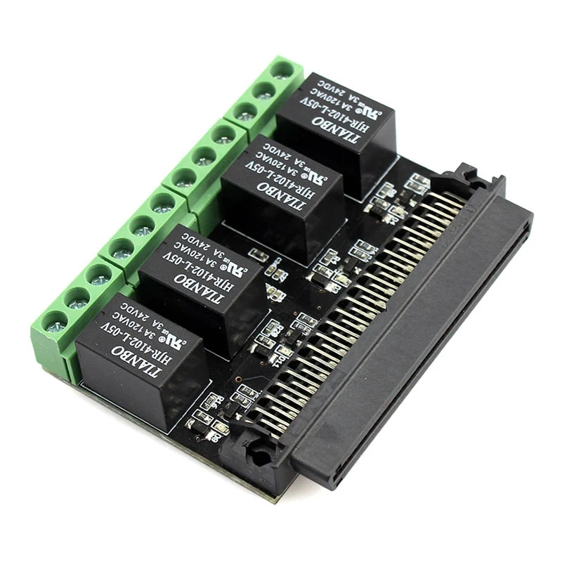 

Elecrow 4-Channel 5V Relay Module for Micro: bit Four Channel Shield DC Motor Drive Dmimmer Relay Board for BBC Micro: bit