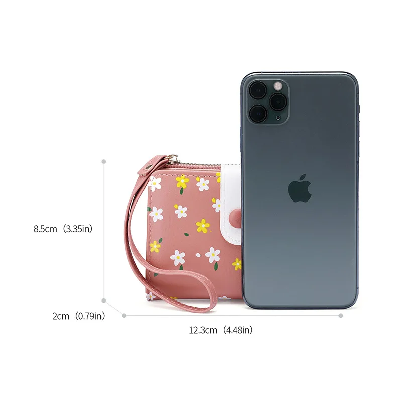 new women's wallet, short coin purse, women's fashion mini small wallet, card bag, multi-functional hammer bag wallet