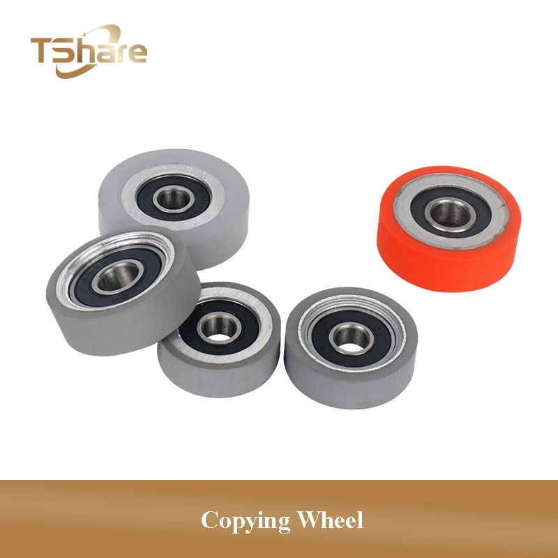 2PCS Wear-resistant Polyurethane Roller Rubber Wheel KDT NANXING HOMAG Edge Banding Machine edge banding machine roller