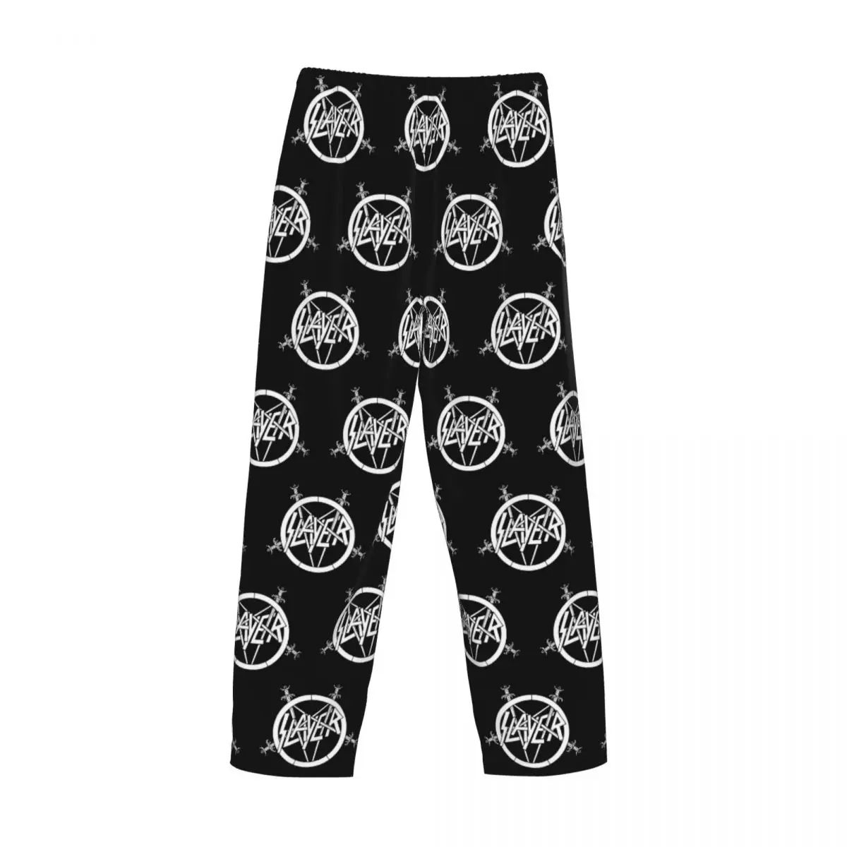 Custom Heavy Metal Rock S-slayers Logo Pajama Pants Men's Band