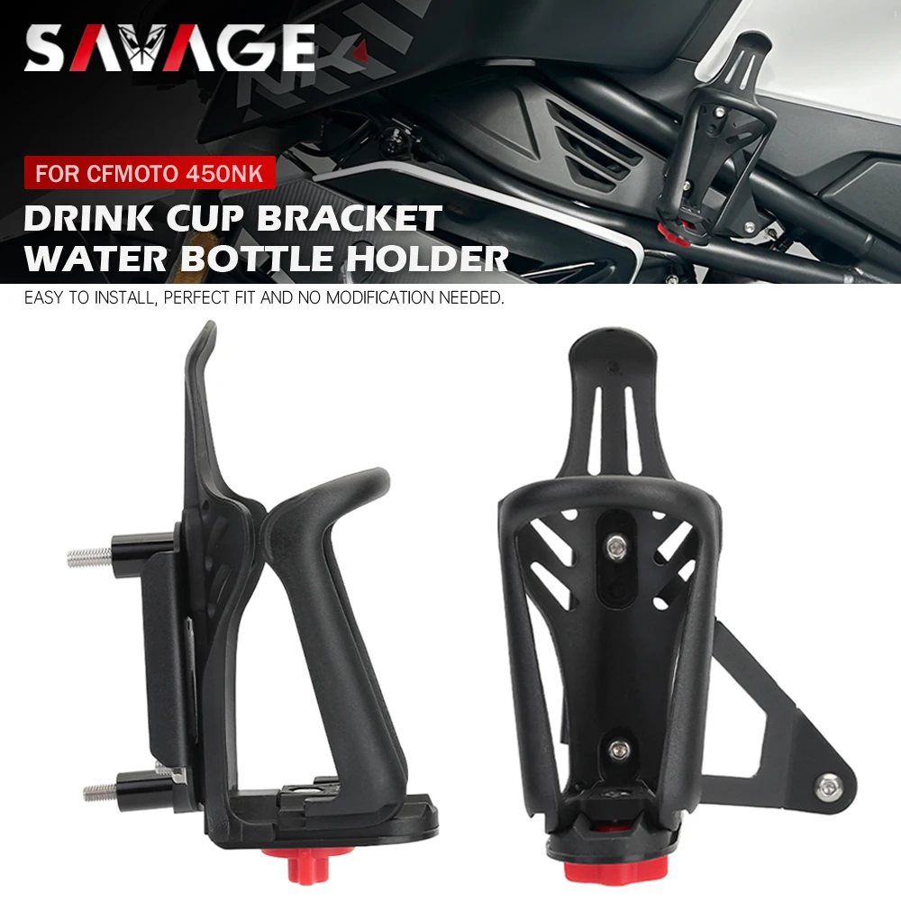 

For CFMOTO 450NK Beverage Water Bottle Bracket Drink Cup Holder Motorcycle Accessories Adjustable Support For CF MOTO 450 NK