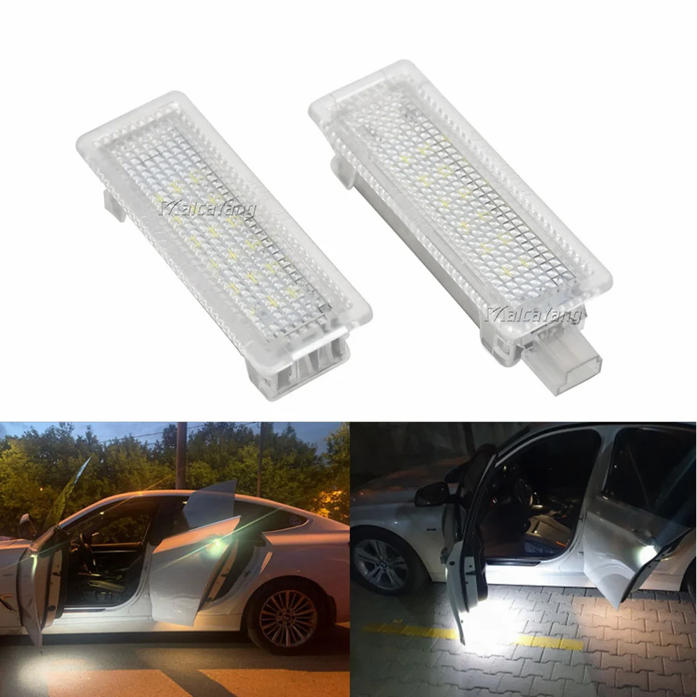 2 Luces de Cortesia LED para BMW SERIE 4 (F32 F33 F36) | Luz BLANCA Debajo  Puerta | CANbus