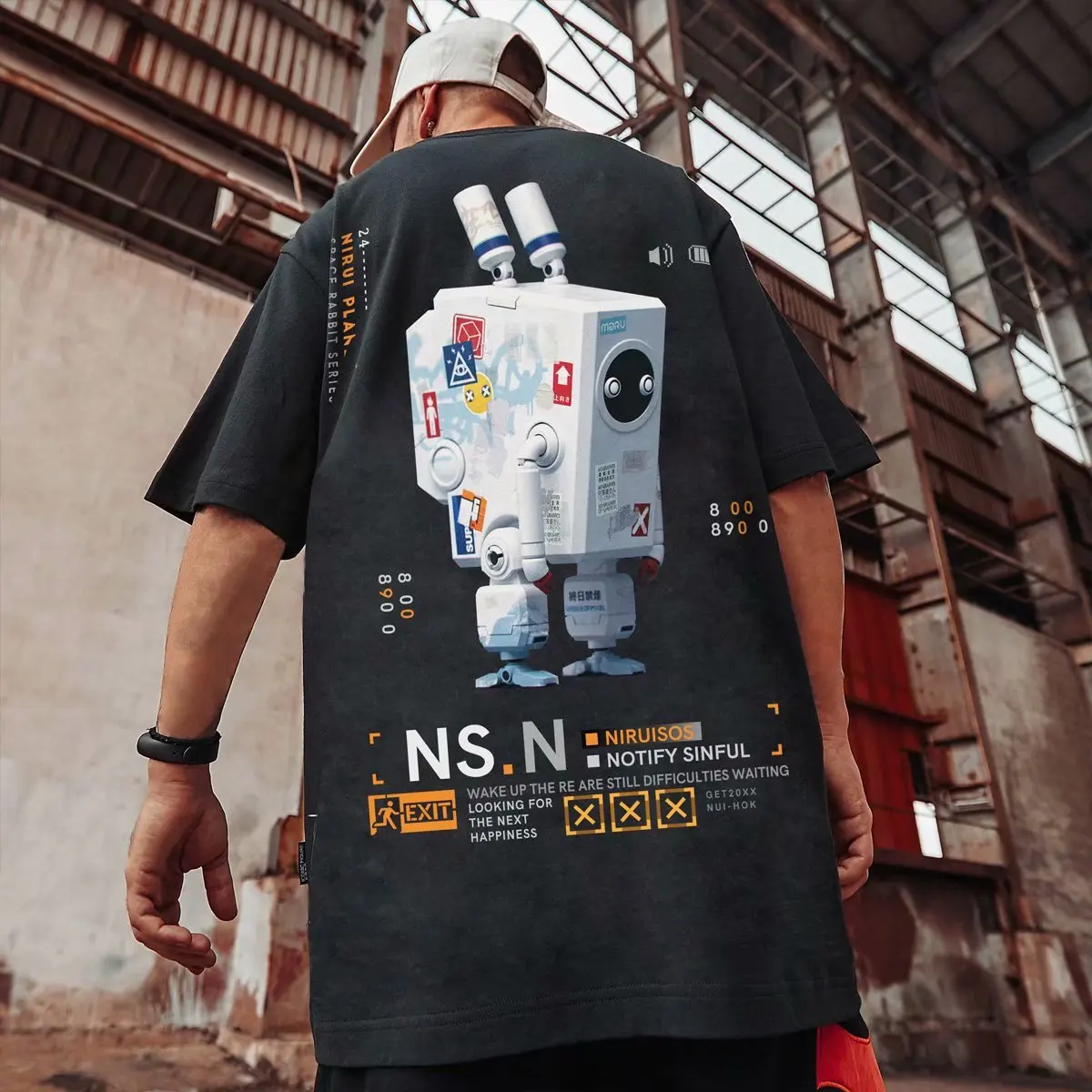 

Men's Cotton Short O-neck Sleeve T-shirt Men Outdoor Hip Hop Harajuku Vintage Clothes Casual Loose Oversize Streetwear Gym Tees