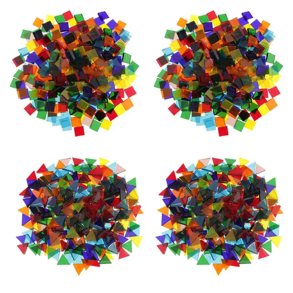 640g Mosaic Stones Glass Mosaic Decoration for Craft Ceramics