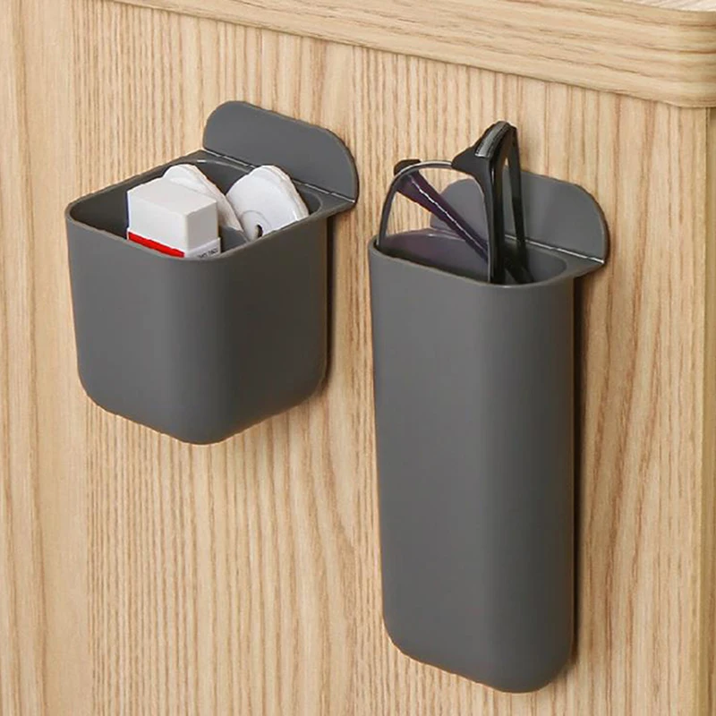 Desk Organizer Hidden Table Under Paste Plastic Desk Drawer Organizer Memo Pen Stationery Storage Box Case Desk Drawer Divider Stationery