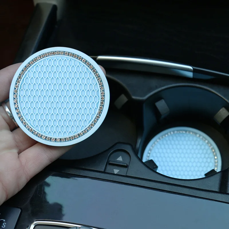 Car Cup Coaster Universal Non-Slip Cup Holders Auto Holder Insert Coaster Anti Slip Mats Car Interior Accessories cup holder coasters,cup holder inserts,car coaster pads,cup holder insert