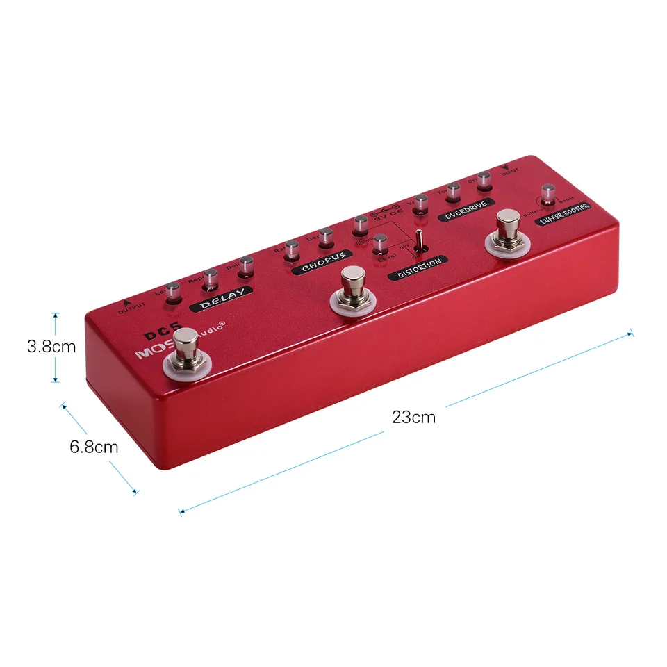 MOSKYAudio-6-in-1多効果ギター,マルチエフェクト,ペダル遅延 MOSKYAudio-6-in-1多効果ギター,マルチエフェクト,ペダル遅延