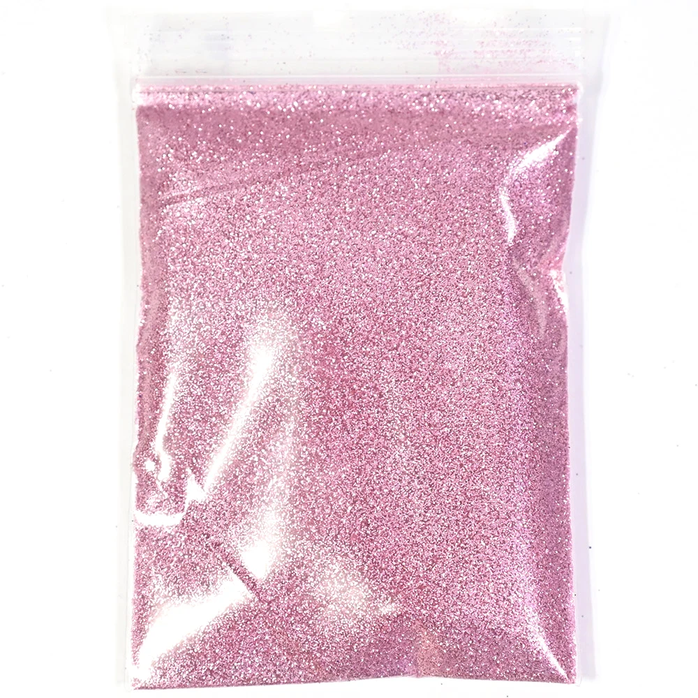 Laser Silver Holographic Chrome Nail Powder - Extra-Fine Glitter for Mirror Effect Nail Art, 50g