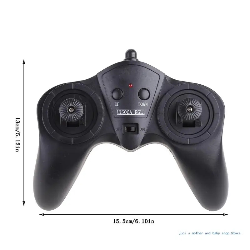 67JC Digital Control Transmitter Receiver Radio Transmission Handle 2.4G 6CH Anti-Jamming for DIY Remote Control Toy 6
