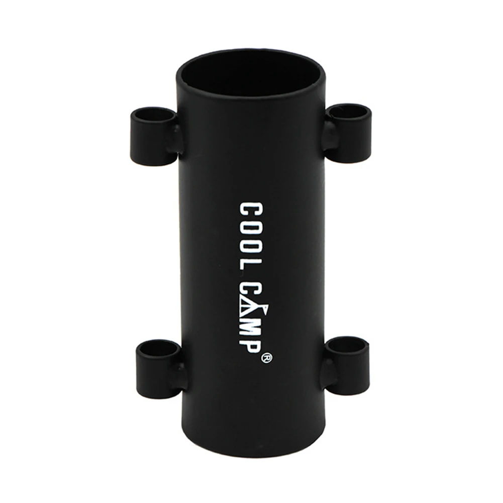 Iron Camping Canopy Pole Holder Windproof Awning Pole Fixed Stand