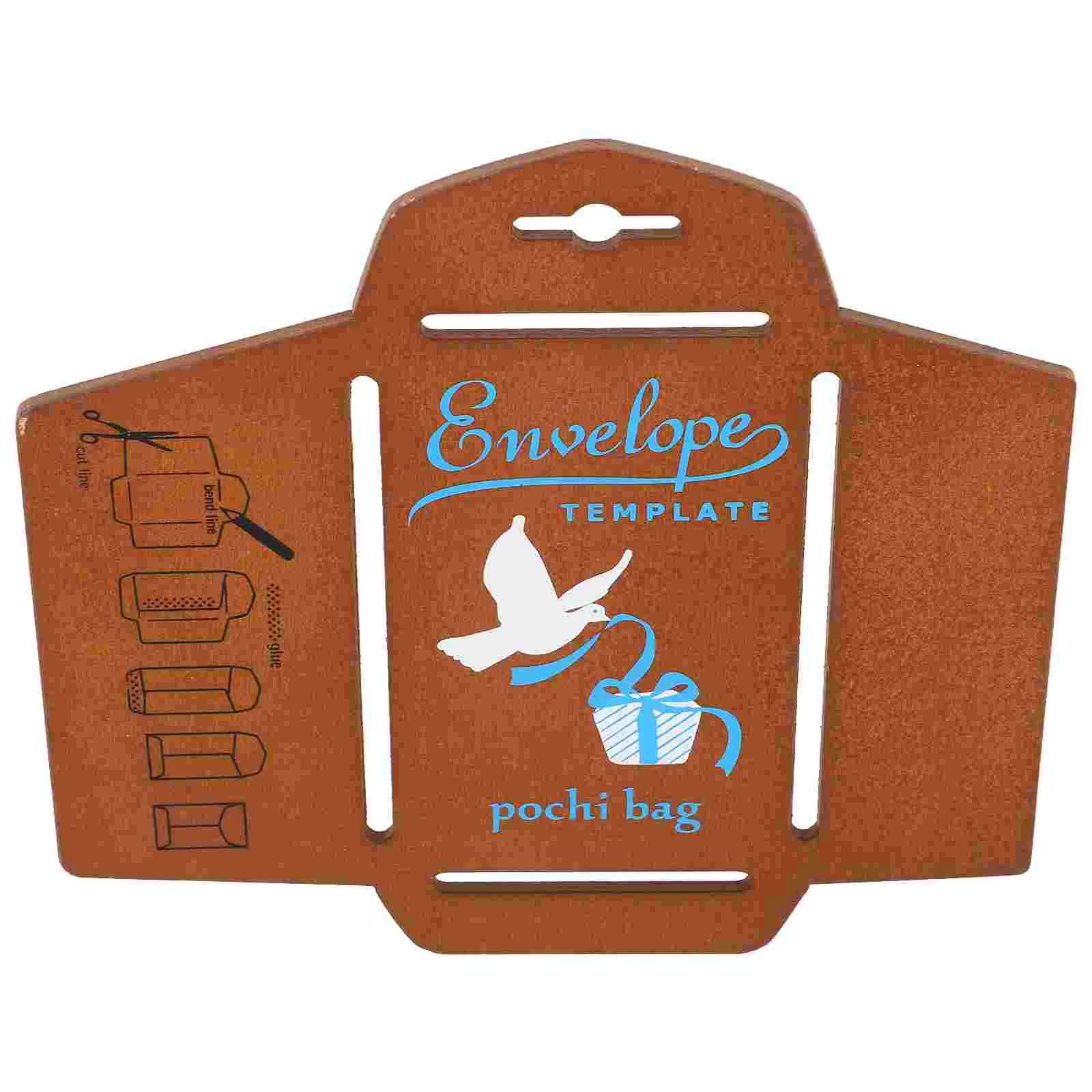 

Креативный деревянный трафарет-конверт Diy