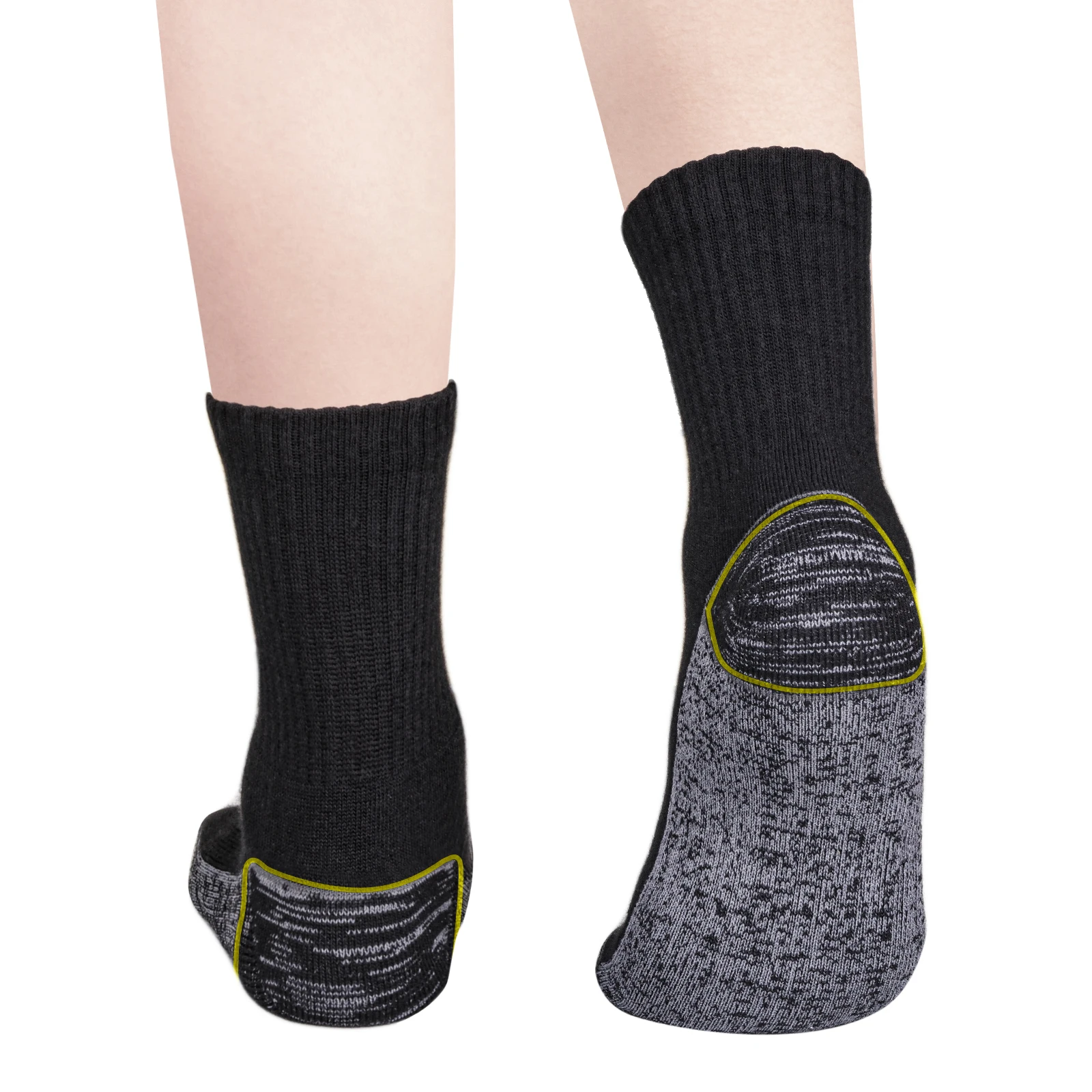 Mens socks UEDGE Mens Moisture Wicking Cotton Athletic Cushioned Crew Socks Outdoor Hiking Sports Socks Men Size 37-46 5 Pairs