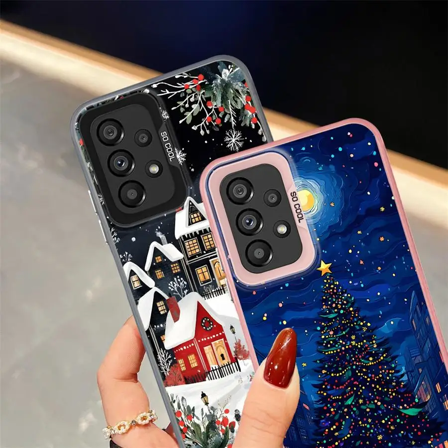Festive Christmas-Themed Phone Case with Enhanced Protection