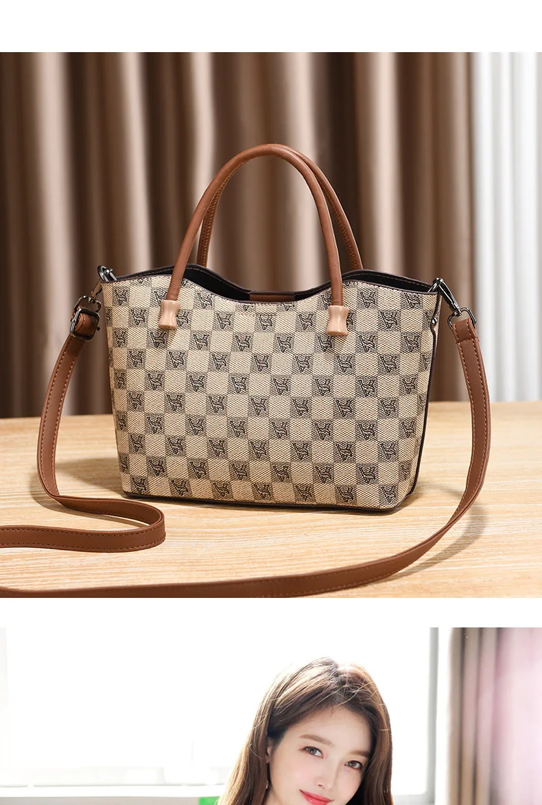 Classic Tote Bag Women's Shoulder Messenger Bag Versatile Style_voghion.com
