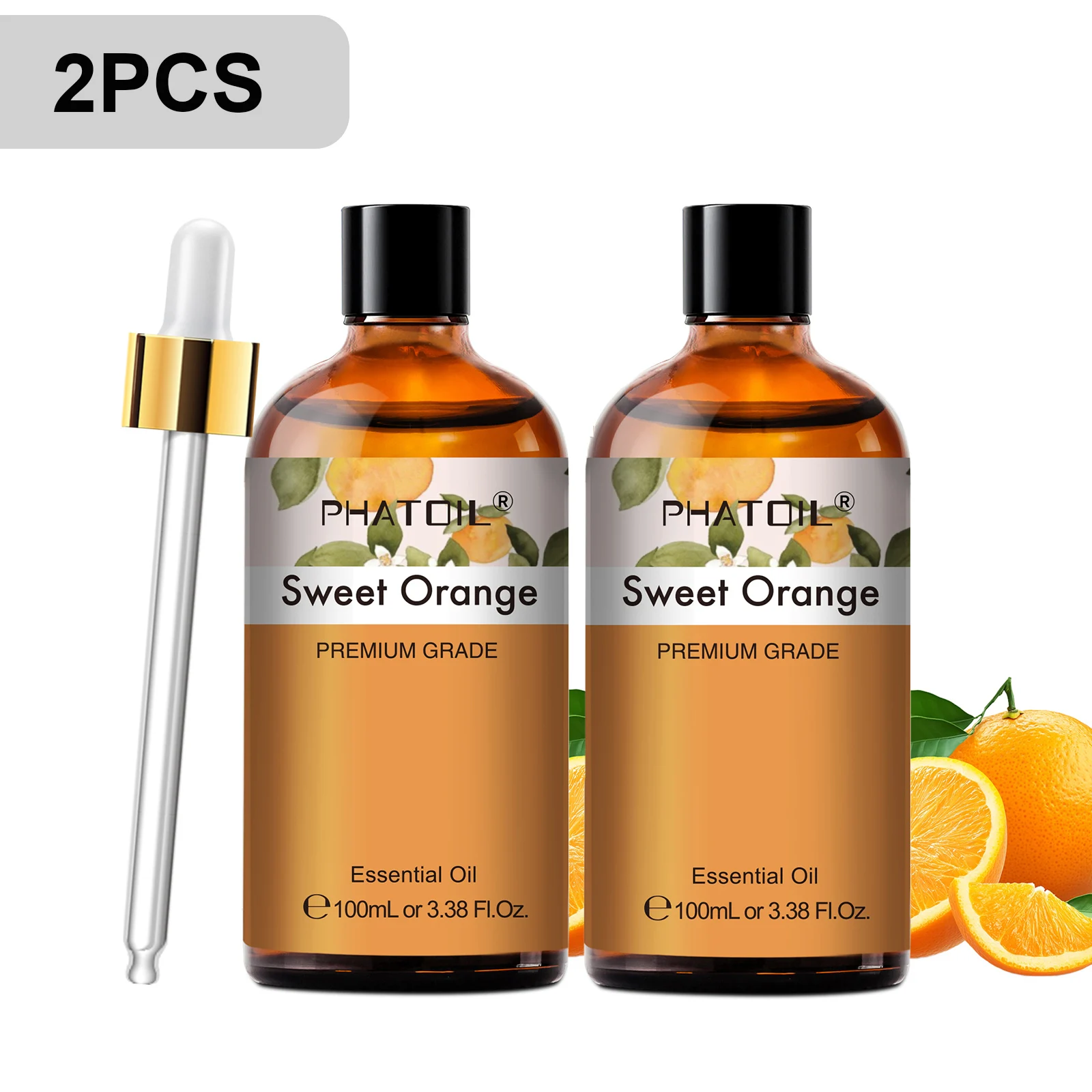 2pcs Sweet Orange