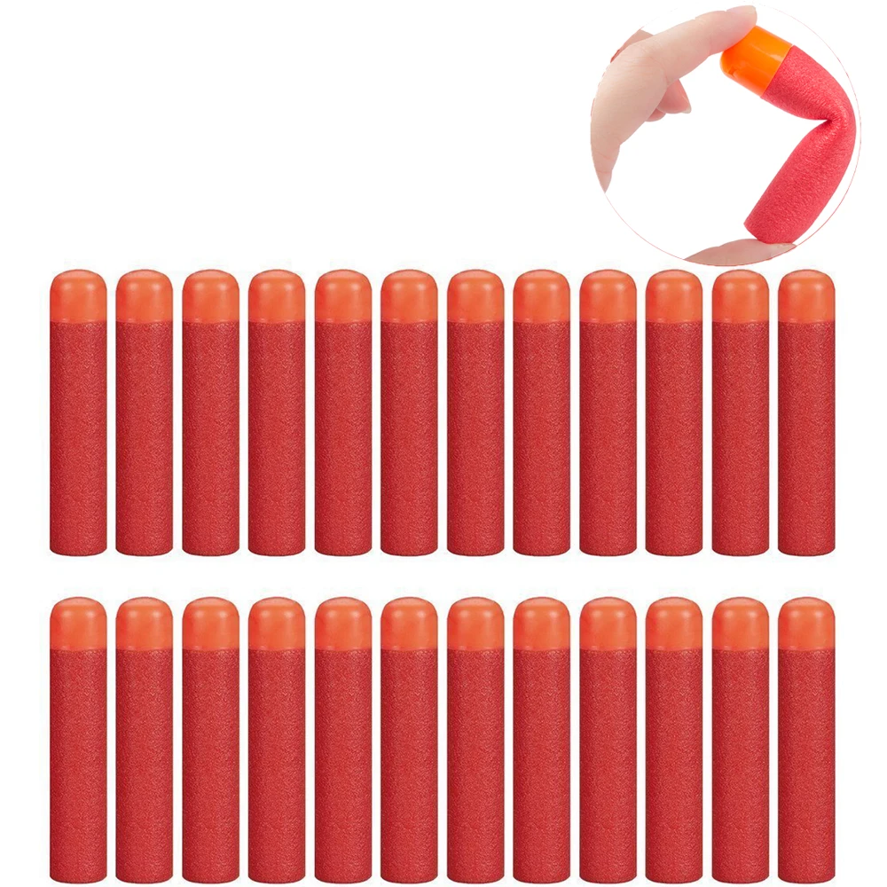 30 Freccette In Schiuma Rossa 9,5 Cm Per Blaster Nerf N-Strike Elite E Mega - Ricarica Morbida E Sicura - 4