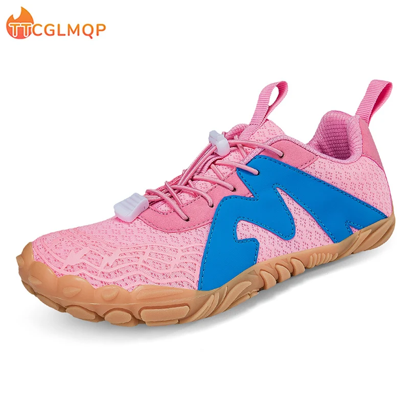 Summer Men's Wide Minimalist Barefoot Breathable Mesh Men Wide-toed Shoes Flats Soft Zero Drop Sole Wider Toe Sneakes Large Size 3