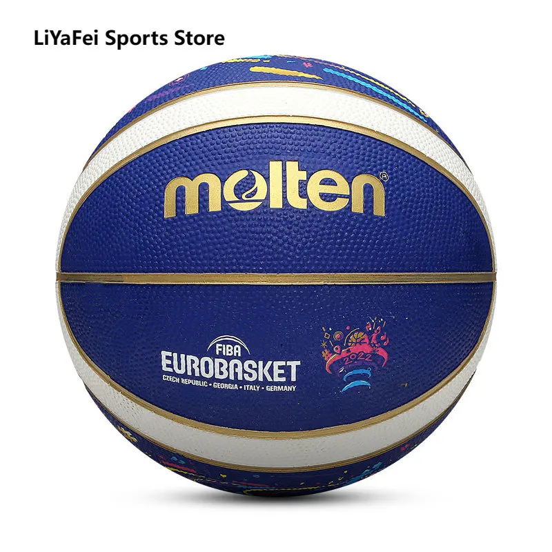 Molten Size 7 Man's Basketballs 2022 European League Official Balls
