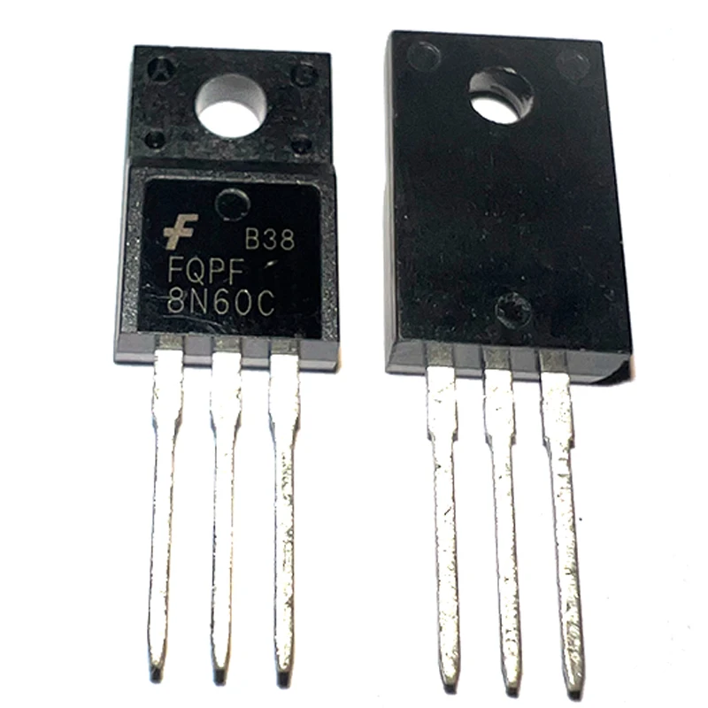 5pcs FQPF8N60C 8N60C 8N60 600V 8A MOSFET N 채널 트랜지스터 TO-220F 새로운 원본