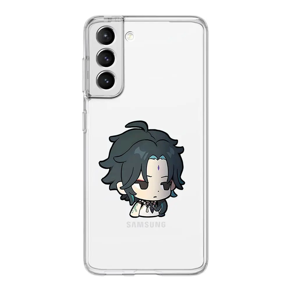 Kawaii Cartoon Genshin Impact Soft Clear Phone Case