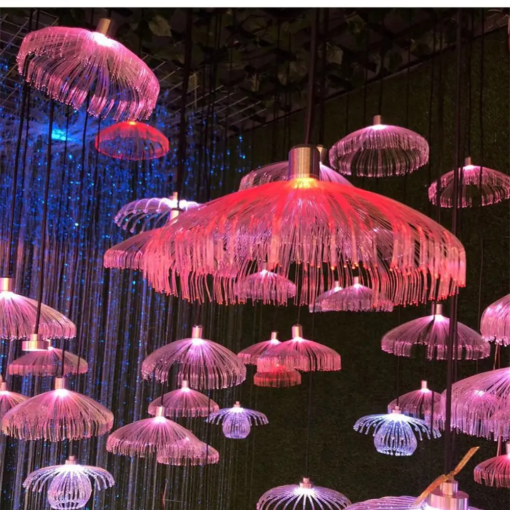 LED Creative Outdoor Decorative Lights Jellyfish Light For Party Birthday New Year Christmas Decoration Chandelier