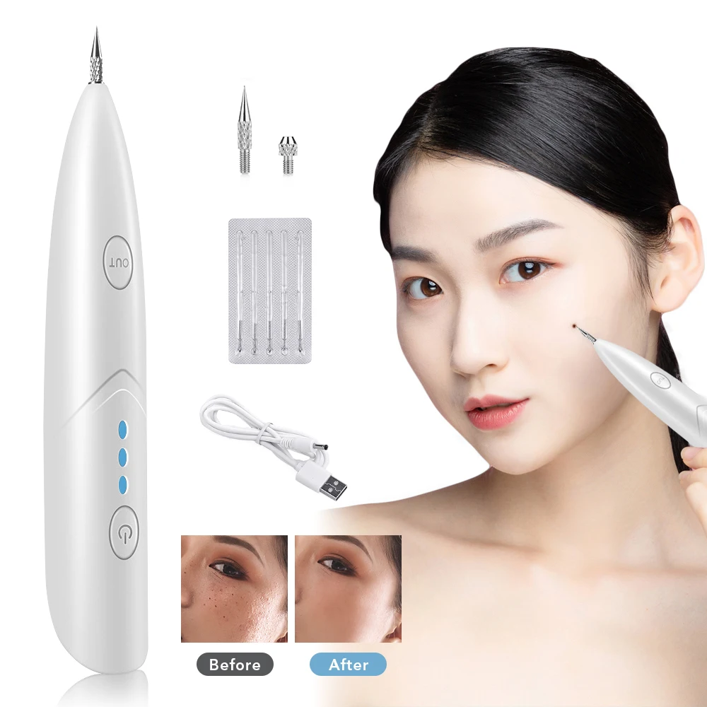 Laser Mole Tattoo Penna Per La Rimozione Delle Lentiggini Sweep Spot Mole Rimozione Della Verruca Rimozione Delle Macchie Scure Penna Al Plasma Usb St