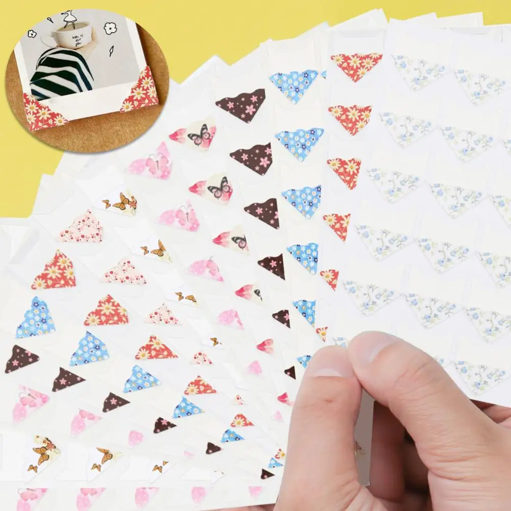 CornerStickersWaterproofMultifunctionalDIYPaperFloralPrint