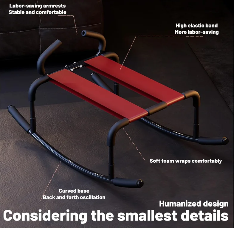 Elastic BDSM Sex Chair Adjustable Height Sex Bench Bouncing Mount Stool Weightless Position Bouncer Chair with Handrail