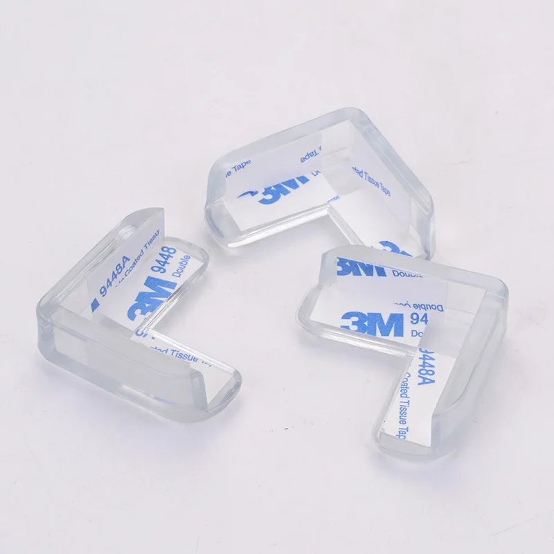 4pcs Transparent Table Edge Conner Protector for Baby Safety Furniture Chair Corner Guards Anti Collision Cover for Children