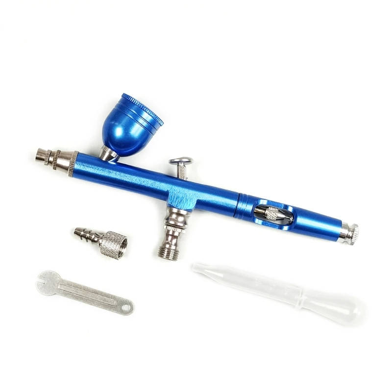 

Auto-Stop Function Airbrush Compressor 0.3mm Dual-Action Airbrush Spray Guns for Model Cake Painting Nail Art Paint