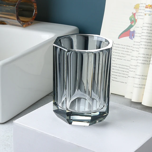 Crystal Glass Bathroom Decoration Accessories Light Luxury Glass Cup