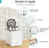 Steel Humidifier, 3L Warm Mist Humidifier, Easy Clean with Warm Steam Humidifier, Healthy Air Mist Humidifiers for Bed 6