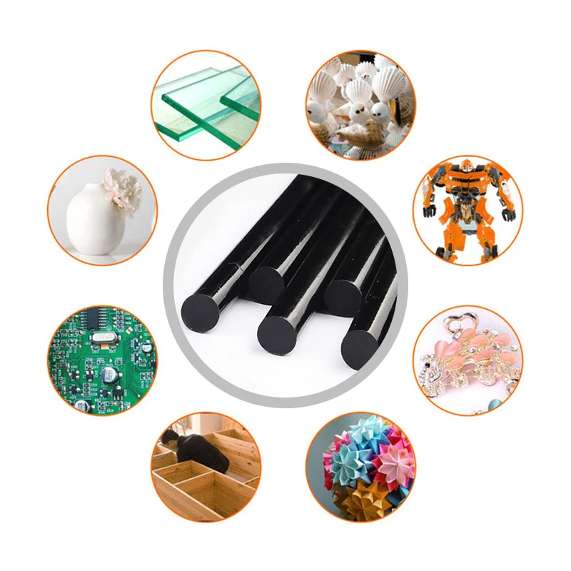 10/20/50Pcs 7x100mm Black Hot Melt Glue Sticks For Glue Gun Auto Repair Tools Car Dent Paintless Removal Hand DIY Repair Tool