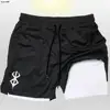 Anime Berserk 2 in 1 Breathable Stretch Men's Shorts Gym High Performance Double Layer Quick Dry Compression Men 3