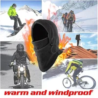 New Fashion Warm Cap Winter Men Women Hats Waterproof Thermal Fleece Balaclava Hat Hooded Neck Warmer Hiking Scarves Hats 4