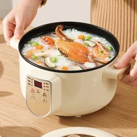 2L 2.5L Home Large Capacity Non-stick Electric Saute Pot Smart Rice Cooker Soup Pot Cook Noodle Pot 2/3 People Electric Hot Pot 1