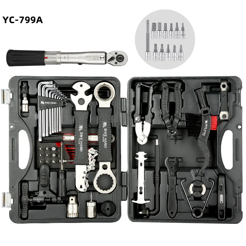 Bike Tools Kit Set Complete with Torque Wrench Storage Case 20 Piece