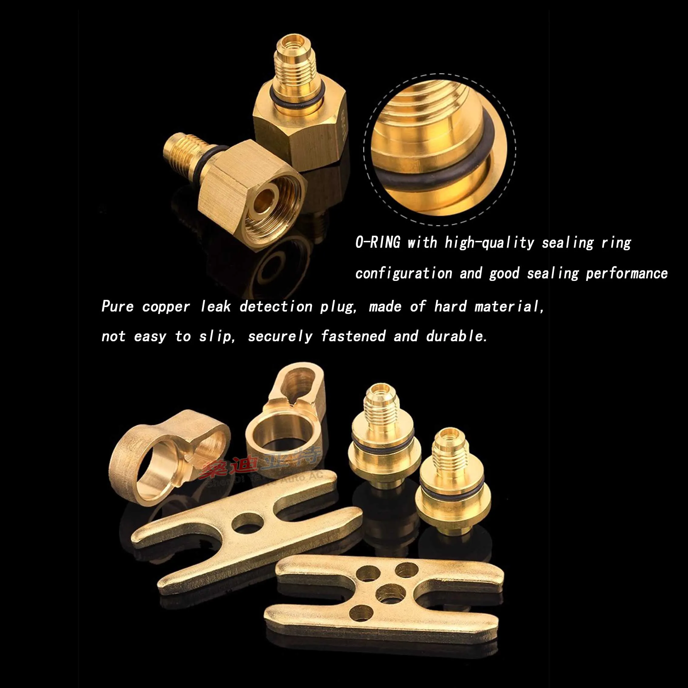 Segmented Leak Detection Tools (Copper) For Auto A/C Systems Evaporator Compressor Condenser Asian & Europe