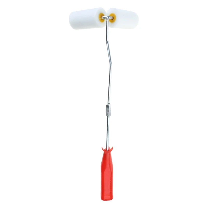 

Long Hand Double Sided Paint Roller Brush Cylindrical Corner Painting Tool Home Dropship