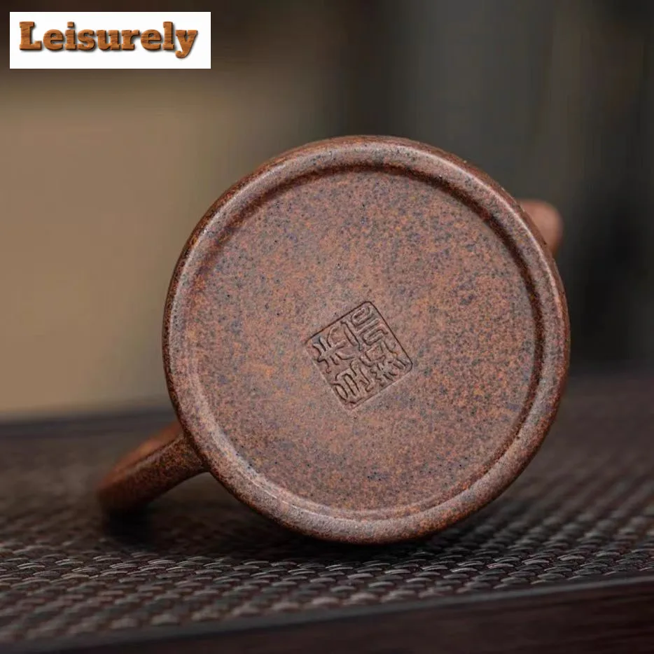 240ml Yixing Zisha Hand Carved Dragon Idioms Tea Pitcher Divide Tea Cha Hai Dispenser Justice Cup Fair Mug Teaware Supplies Gift