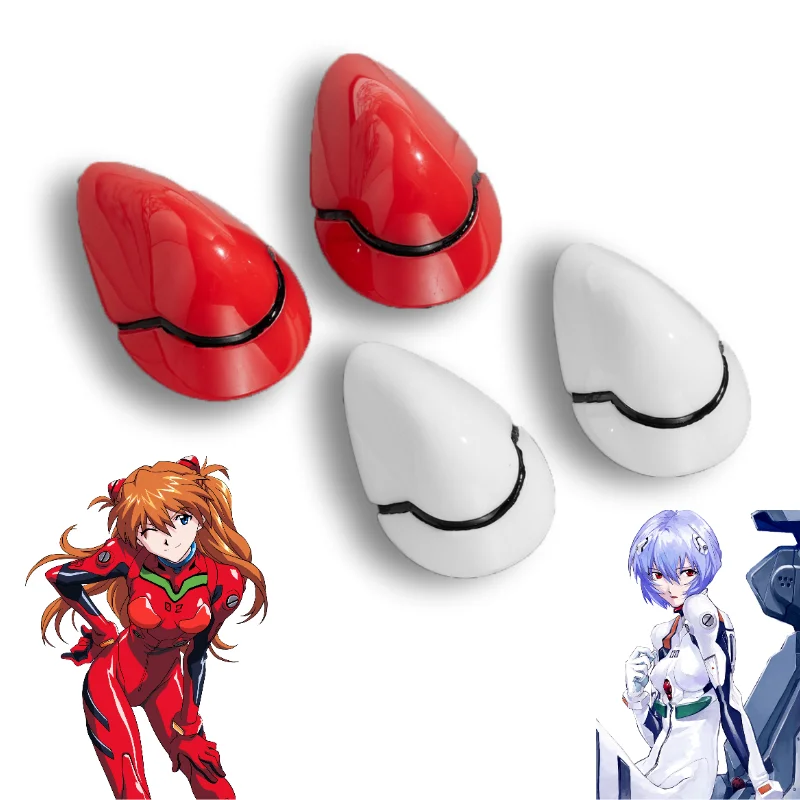 Hair Accessories Hair Clips Cosplay Headpiece Cosplay Accessories Anime EVA Hair Clips Rei Ayanami Asuka Langley Soryu Cosplay Roleplay Headdress Halloween Resin Props