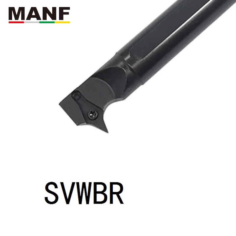 MANF 25*25 32*32 S25S-SVWBR16 CNC Резец для наружной обточки HoldersLathe обрабатывающий резак бар
